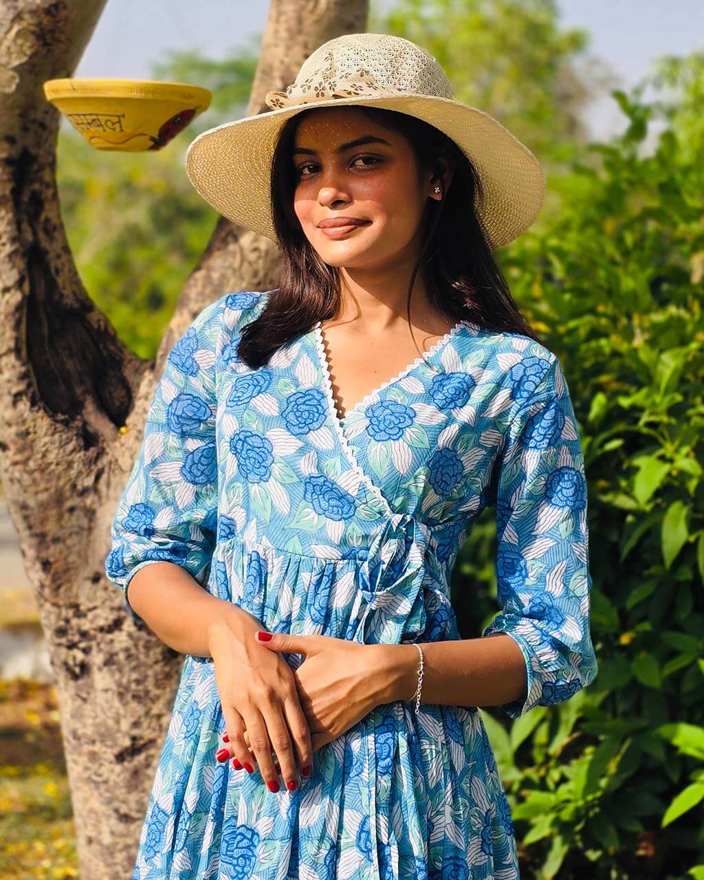 Gulbagh Handblock Dress