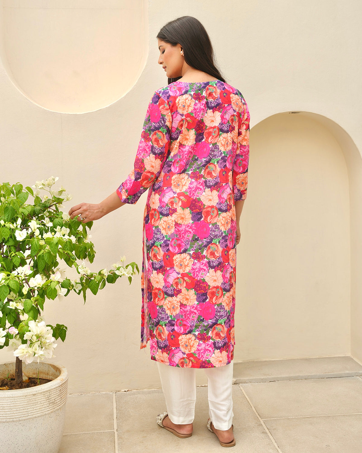 PINK FLOWER DIGITAL PRINT CO-ORD SET