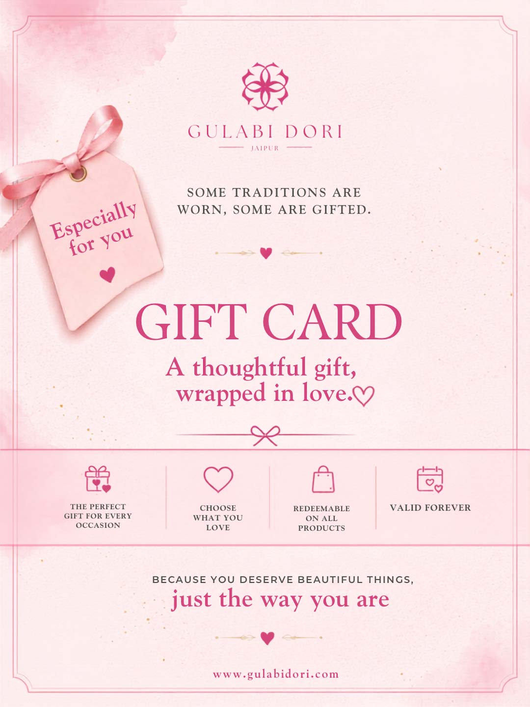 Gulabi Dori Gift Card