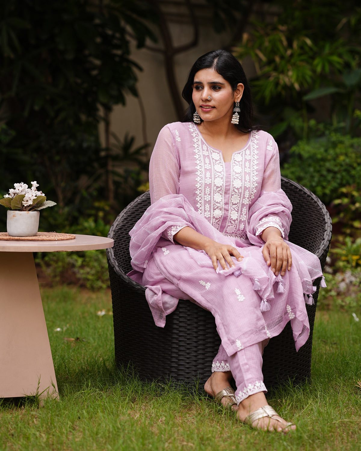 MAUVE KOTA DORIA SUIT SET