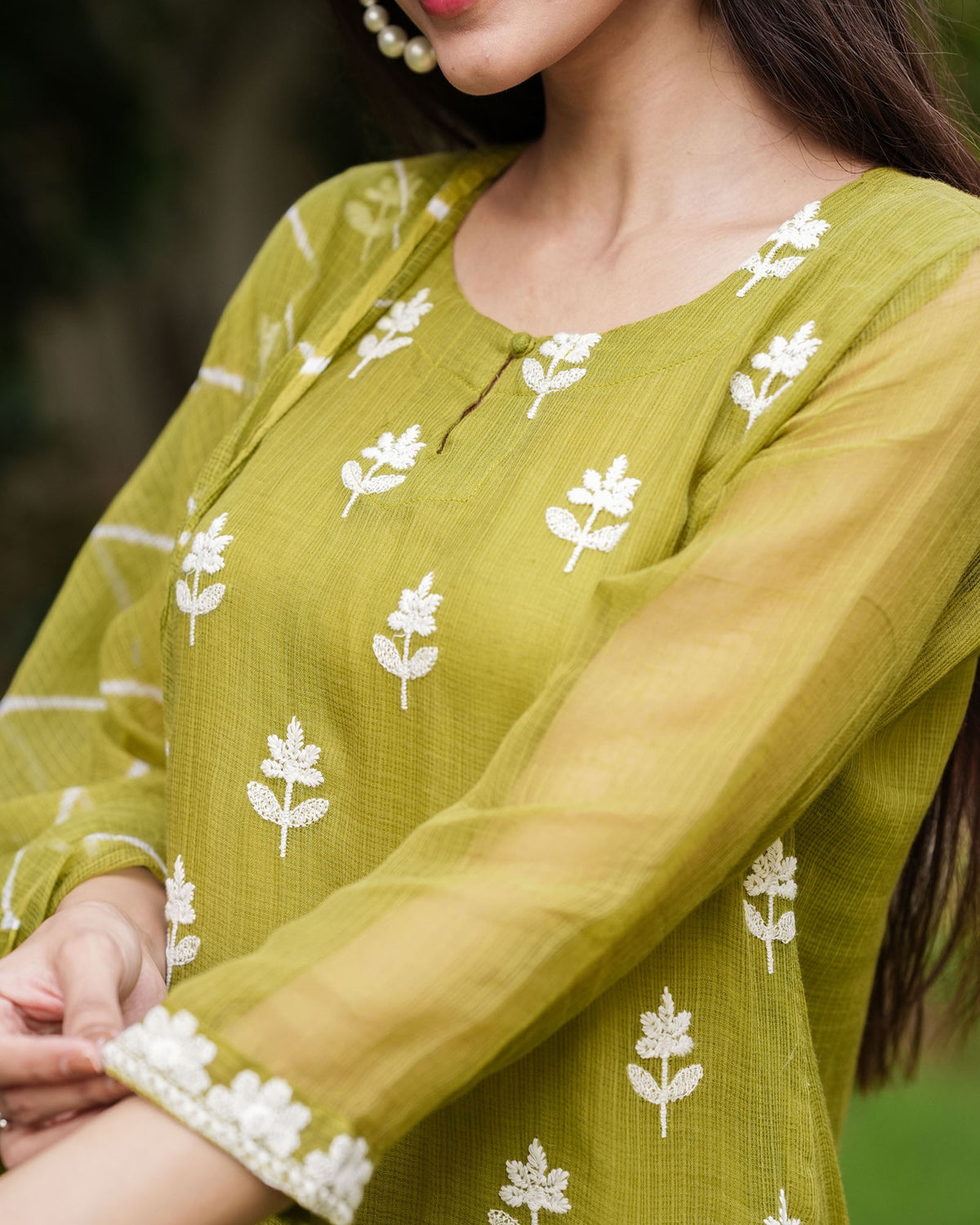 OLIVE KOTA DORIA SUIT SET WITH EMBROIDERY