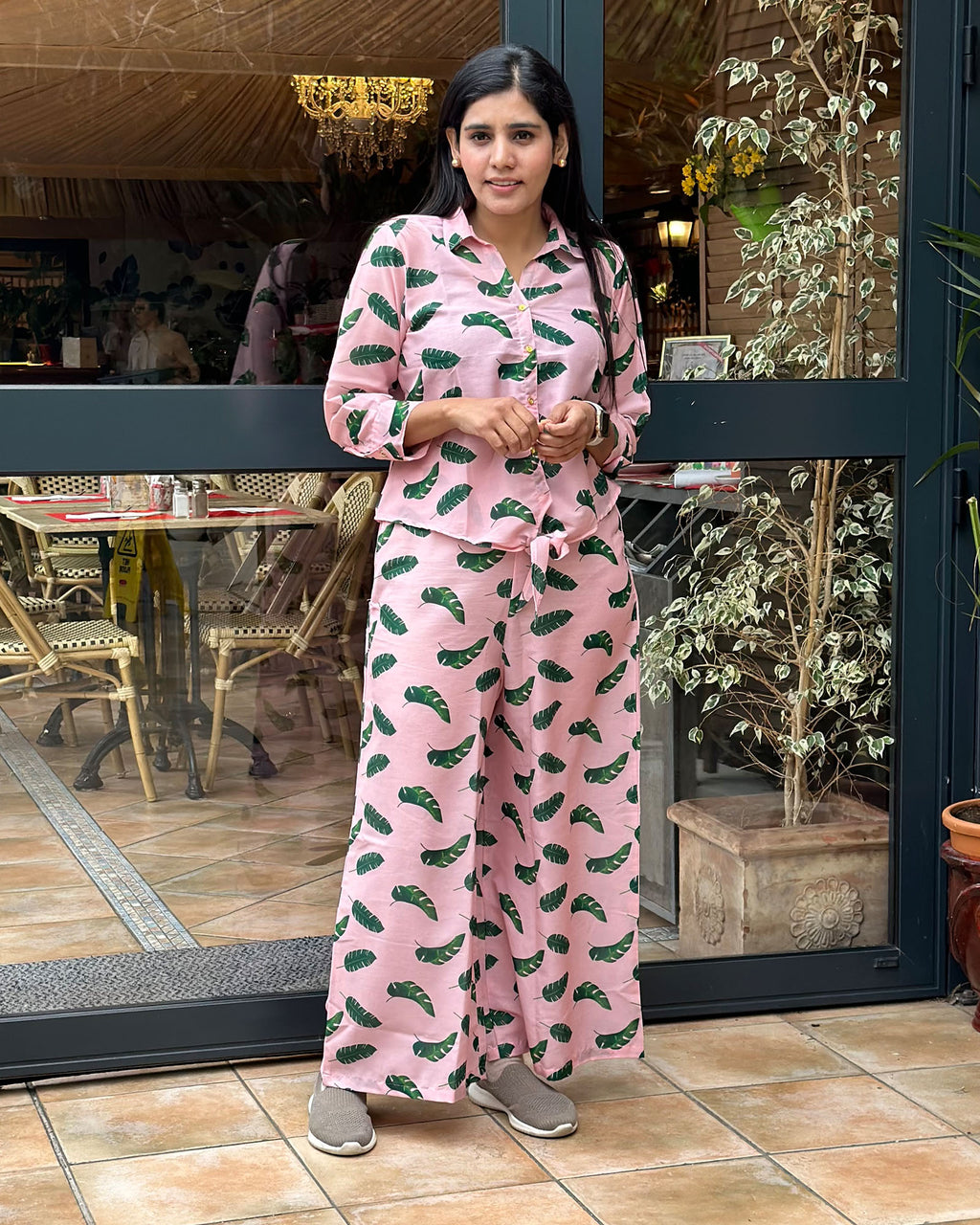 PINK & GREEN MUSLIN CO-ORD SETS