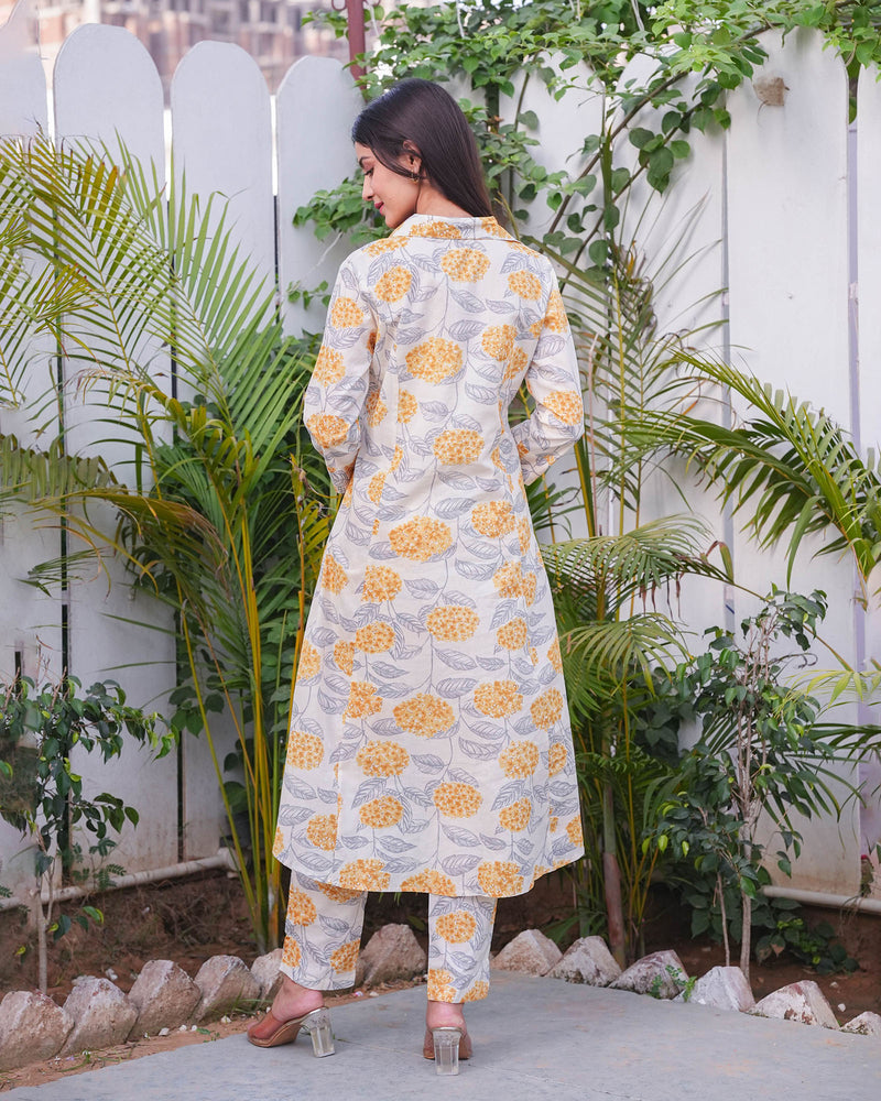 YELLOW MELLOW COTTON CO-ORD SET