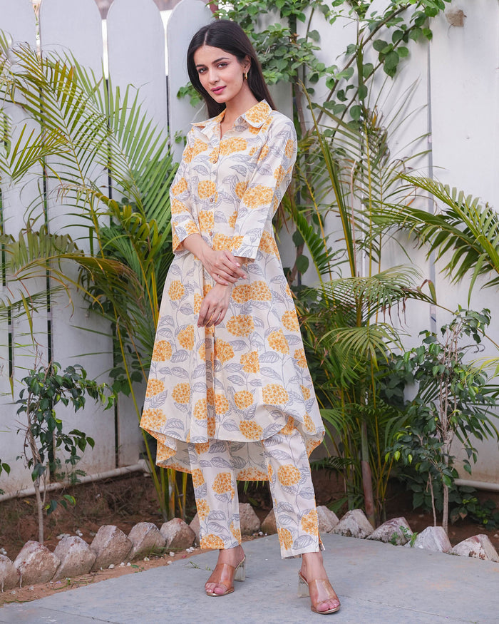 YELLOW MELLOW COTTON CO-ORD SET