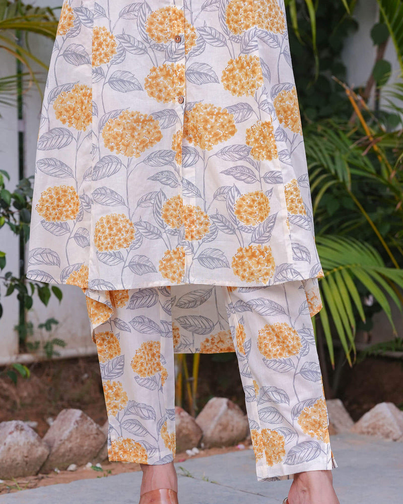 YELLOW MELLOW COTTON CO-ORD SET