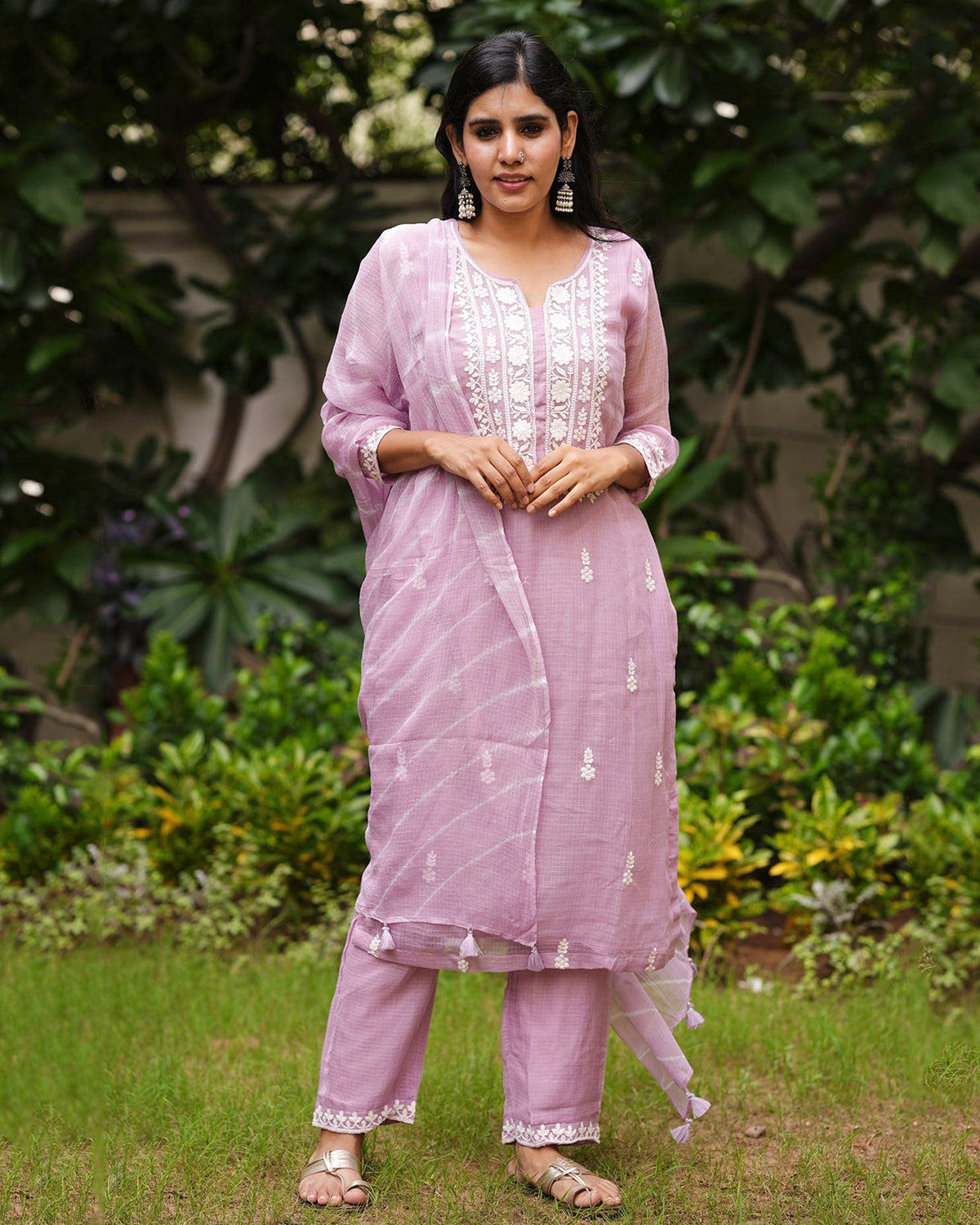 MAUVE KOTA DORIA SUIT SET