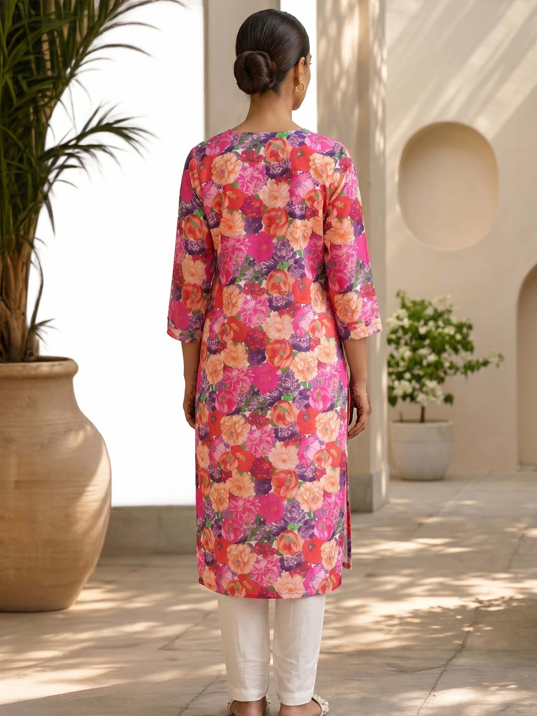 PINK FLOWER DIGITAL PRINT CO-ORD SET